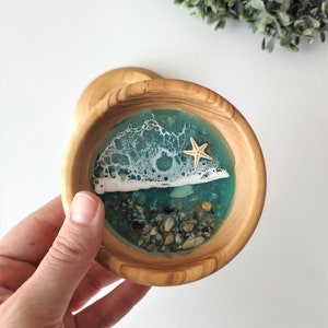 Beste Freundin Geschenk, Benutzerdefinierte Ringschale, Schmuckschale, Handgemachtes Harz Kunst Einweihungsparty Geschenk, Beste Jahrestag Geschenke, Braut Geschenke für die Braut