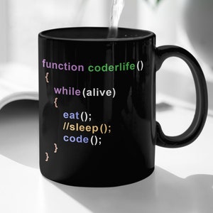 Java Programming Mug, Javascript Mug, Eat Sleep Code Mug, Programmer ...