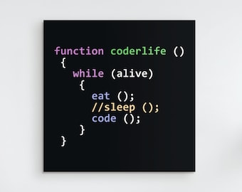 Software Engineer Art, Software Developer Art, Software Developer Gift, Software Engineer Wall Art, Nerdy Home Decor, Computer Science, Java