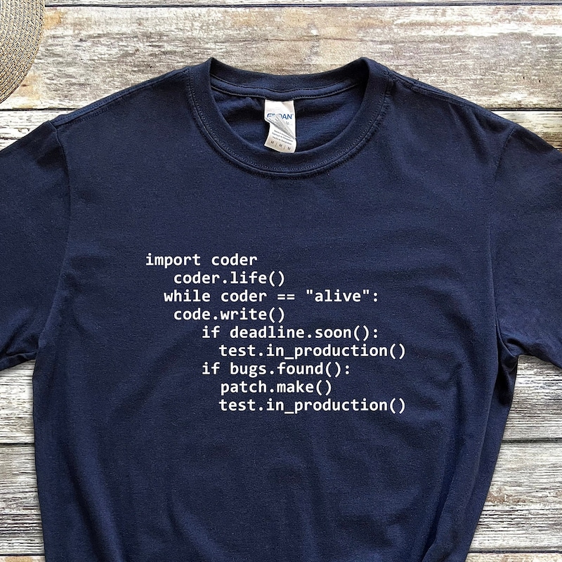Coding Python Shirt - Etsy