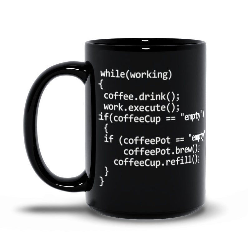 Programming Mugs For Him Java Programmer Mug Javascript Coffee Cup Funny Software Engineer Birthday Gift Mug C Developer Gift Java Code Mug image 4