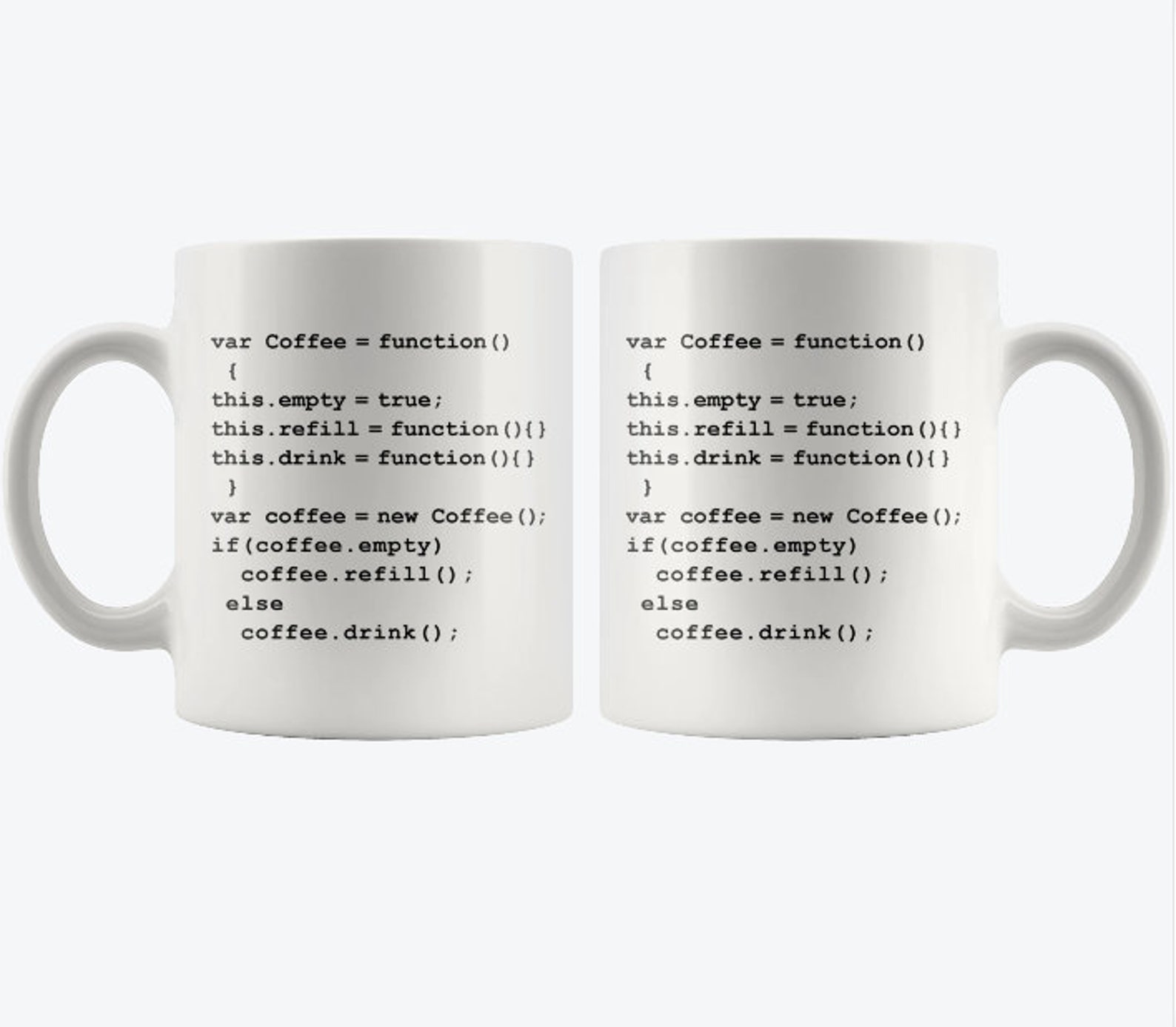 Javascript Coffee Mug Javascript Mug C Cofee Mug C Etsy