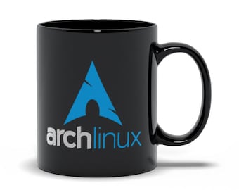 Arch Linux, Linux Mug, Arch Linux Mug, Software Engineer Mug, System Administrator, Computer Science, Linux Gift, Coder Cup, Developer Mug