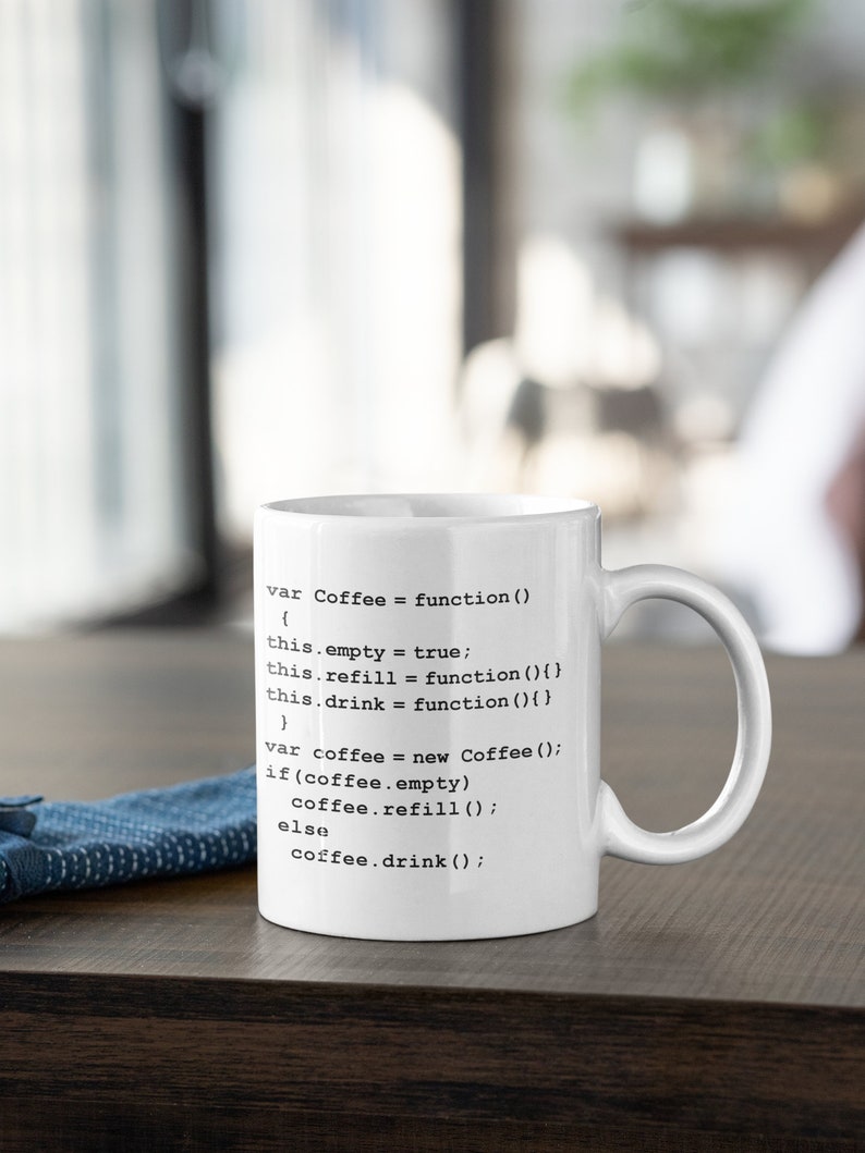 Javascript Coffee Mug Javascript Mug C Cofee Mug C - Etsy
