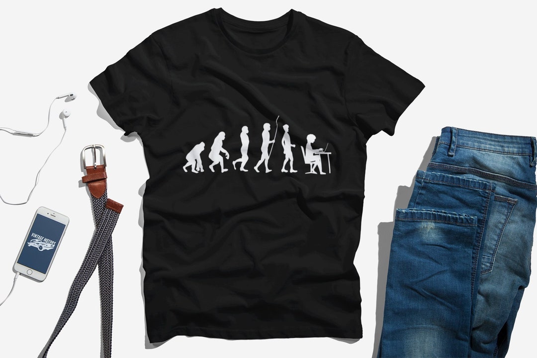 Funny Programmer T Shirt Programmer Evolution Tshirt Funny T Shirt for ...
