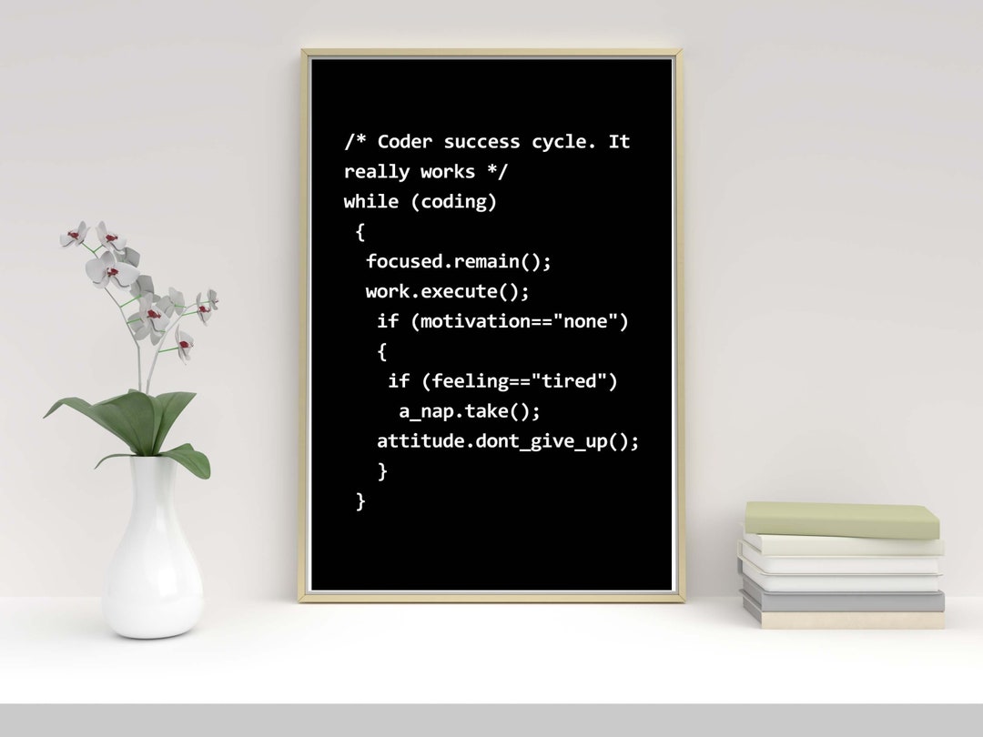 Software Developer Art Print, Software Engineer Wall Art, Software ...