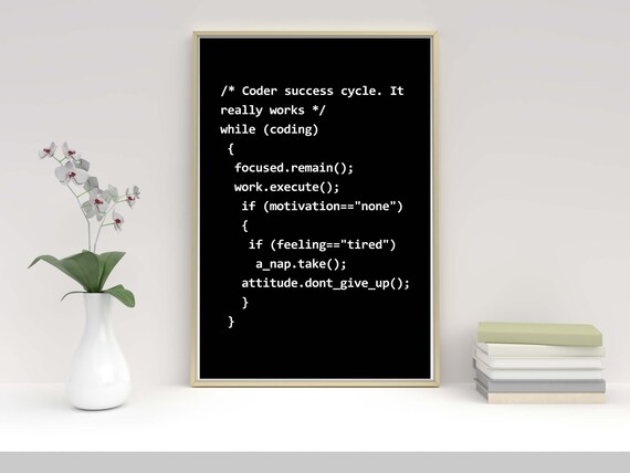 Software Developer Art Print Software Engineer Wall Art - Etsy