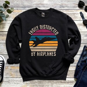 Airplane Sweatshirt, New Pilot Gift, Airplane & Aviation Hoodie ...