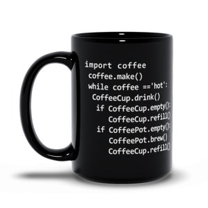 Python Code Mug, Python Programming Mug, Python Coffee Mug, Funny Programmer Mug, Software Developer Mug, Python Code Mug, Coder Coffee Cup image 4
