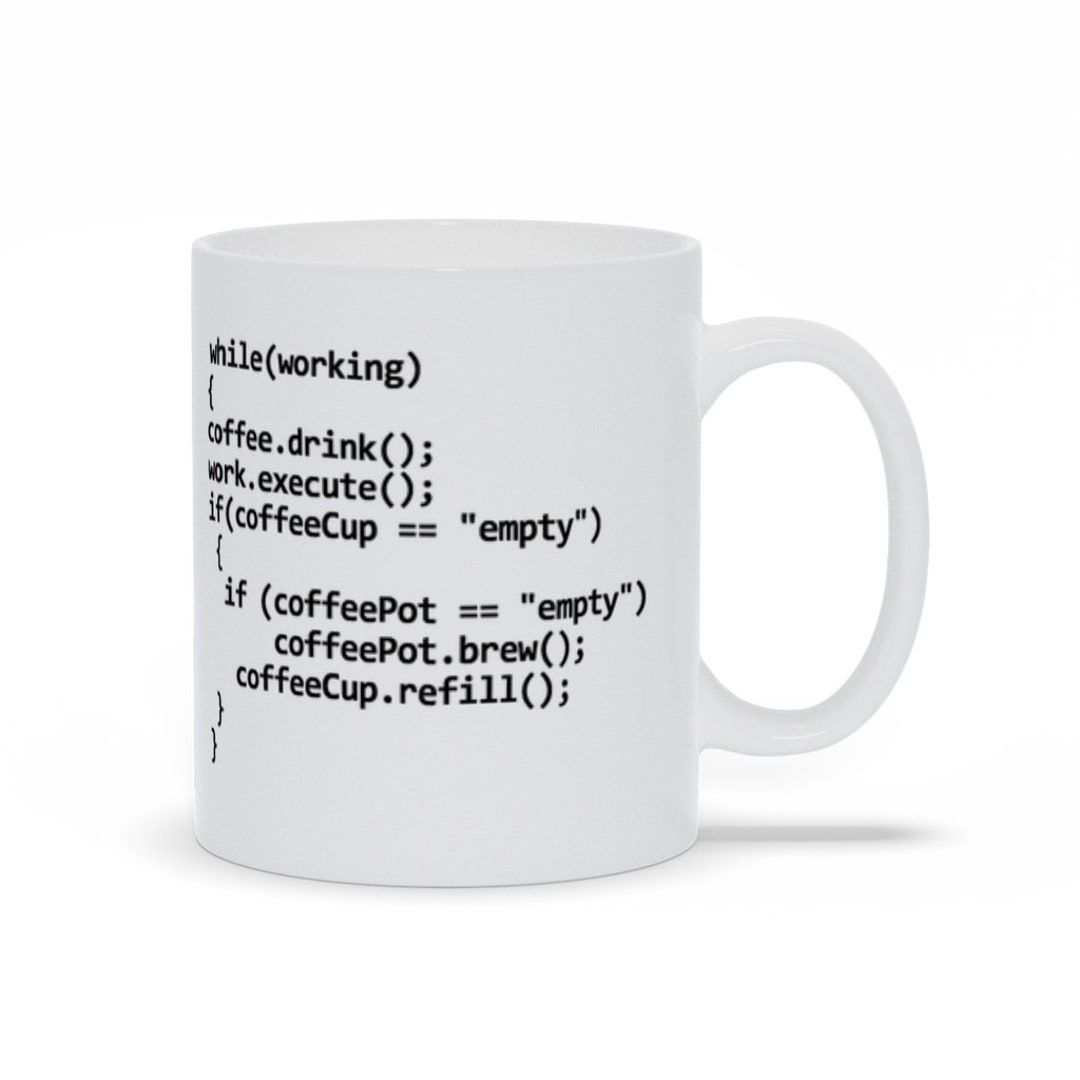 Javascript Mug for Programmer, Software Engineer Gift, Java Coffee Cup ...
