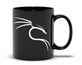 Kali Linux, Linux mok, Kali Linux mok, Software Engineer mok, systeembeheerder, informatica, Linux geschenk, Coder Cup, ontwikkelaar mok