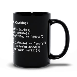 Java Programming Mug Javascript Mug C Programming Coffee | Etsy
