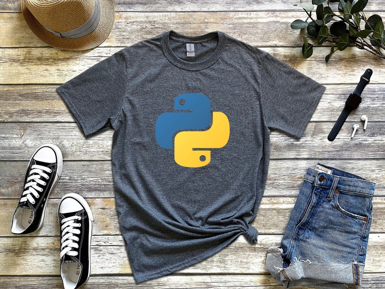 Python Logo Shirt Software Engineer Gift Python Programming - Etsy