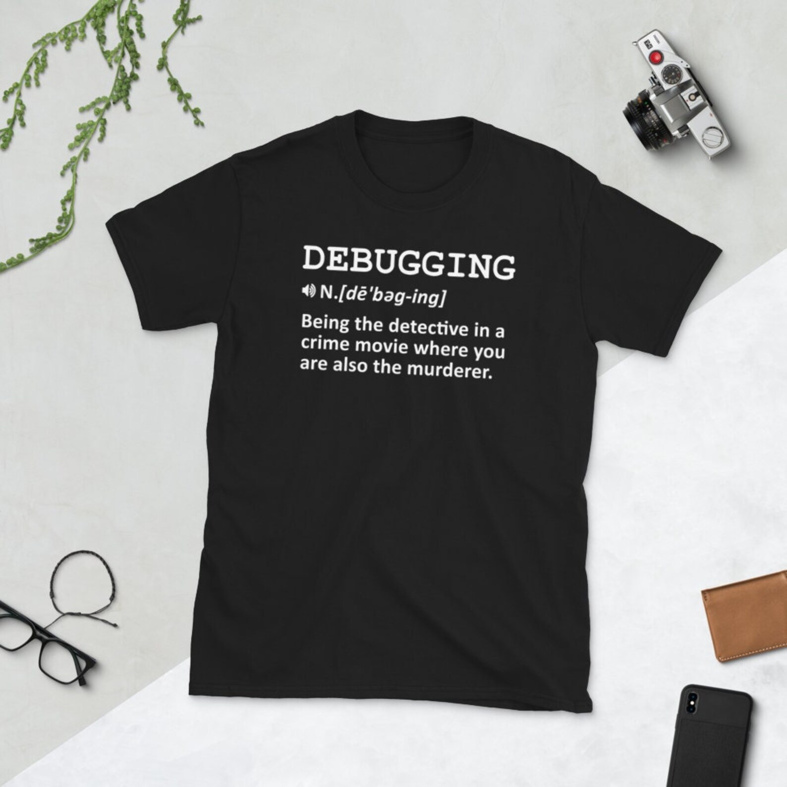 Debugging Definition Tshirt, Funny Coding Shirt, Programmer Debugging ...