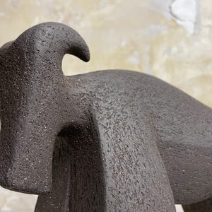 Ceramic sculpture-Mountain Goat. Clay figurine art handmade natural materials interior original gift collecting custom pet sculpture image 5