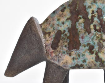 Keramikskulptur Gürteltier, Skulptur, Raku, Figur, Haustiere, Tier, Geburtstagsgeschenk, Kunst, Ton, Keramik, handgefertigt, Natur