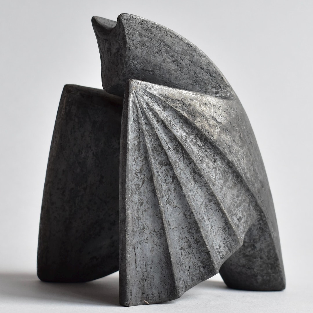Ceramic Sculpture - Bat. Sculpture,raku,figurine,pets,animal, Birthday ...