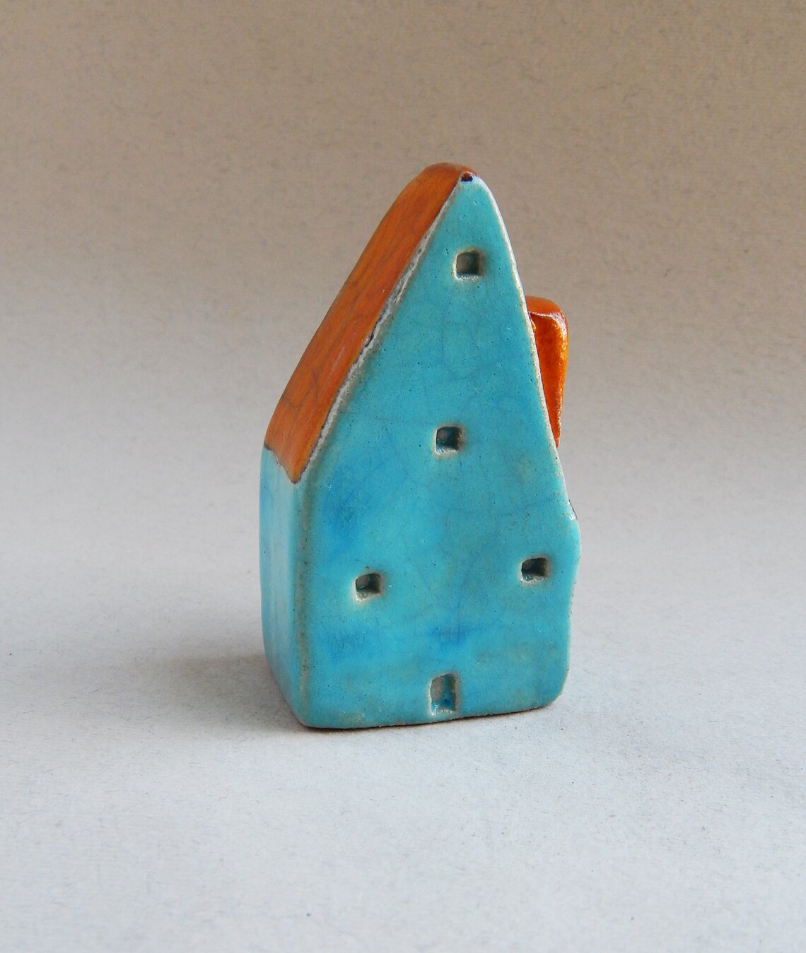 Ceramic house small houseRaku ceramics house Etsy