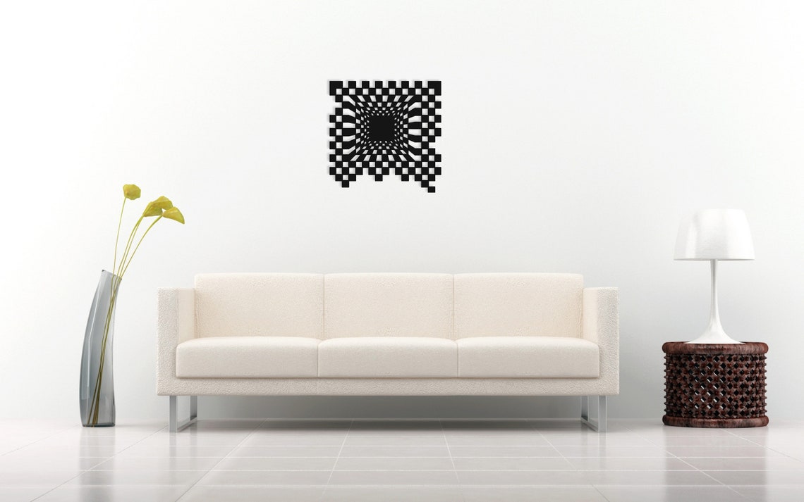 Abstract Metal Wall Art Living Room Wall Hangings Metal Art - Etsy