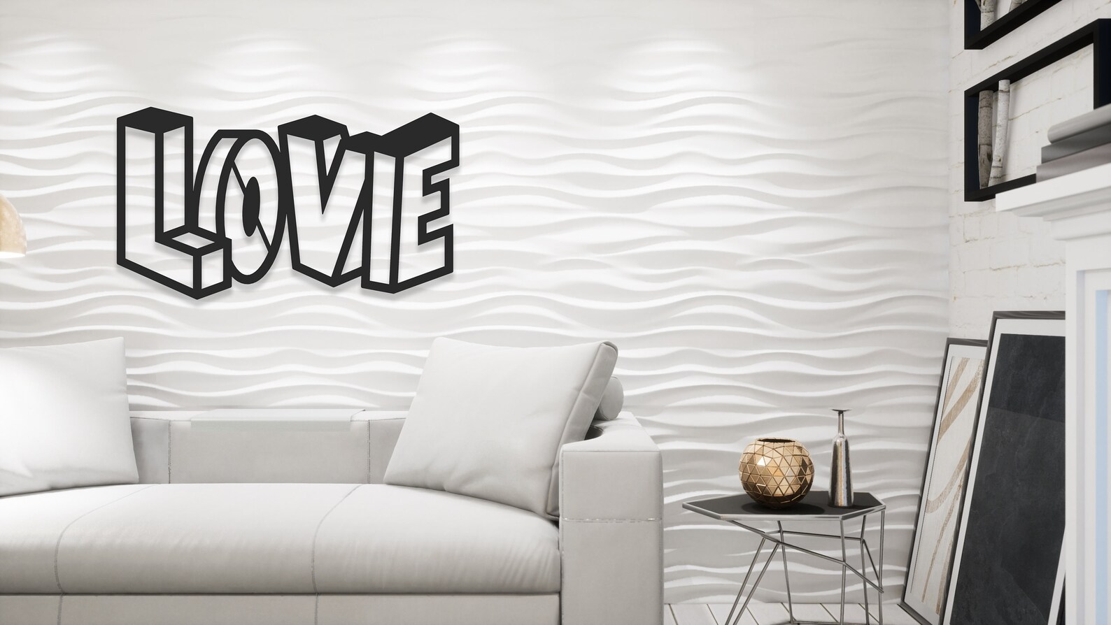 Love Metal Wall Art Love Metal Wall Hanging Bedroom Decor Etsy