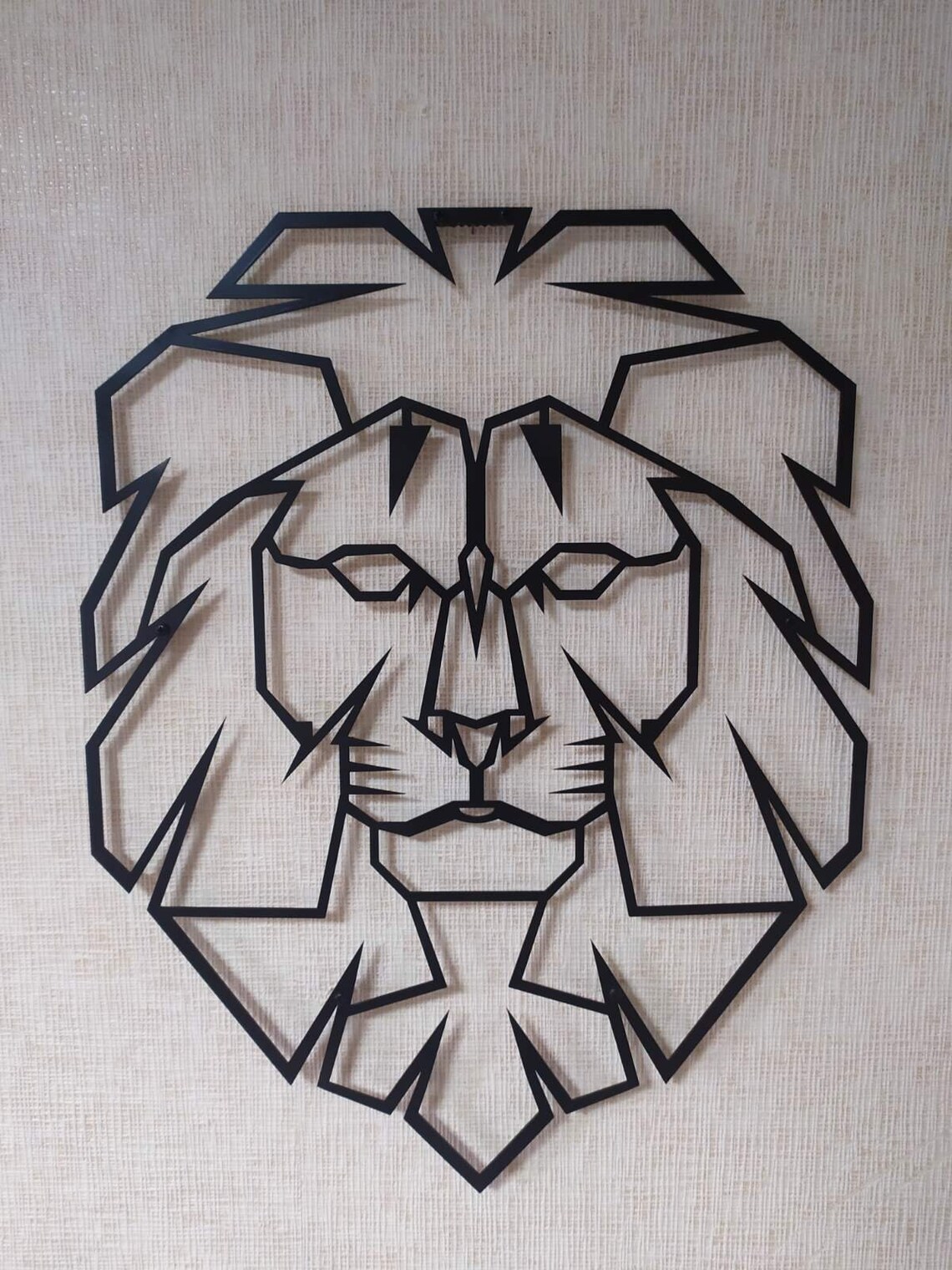 Metal Lion Head Wall Art Metal Wild Animal Wall Hangings Etsy