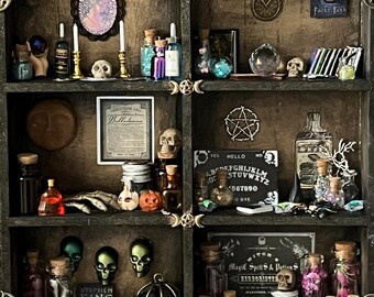 Witch’s Apothecary Decor (100% Handmade)