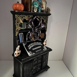 Witch’s Cabinet Halloween Apothecary Witches Hutch (1:12 scale)