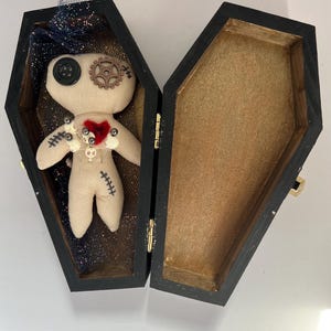 Voodoo Doll in Coffin