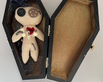 Voodoo Doll in Coffin