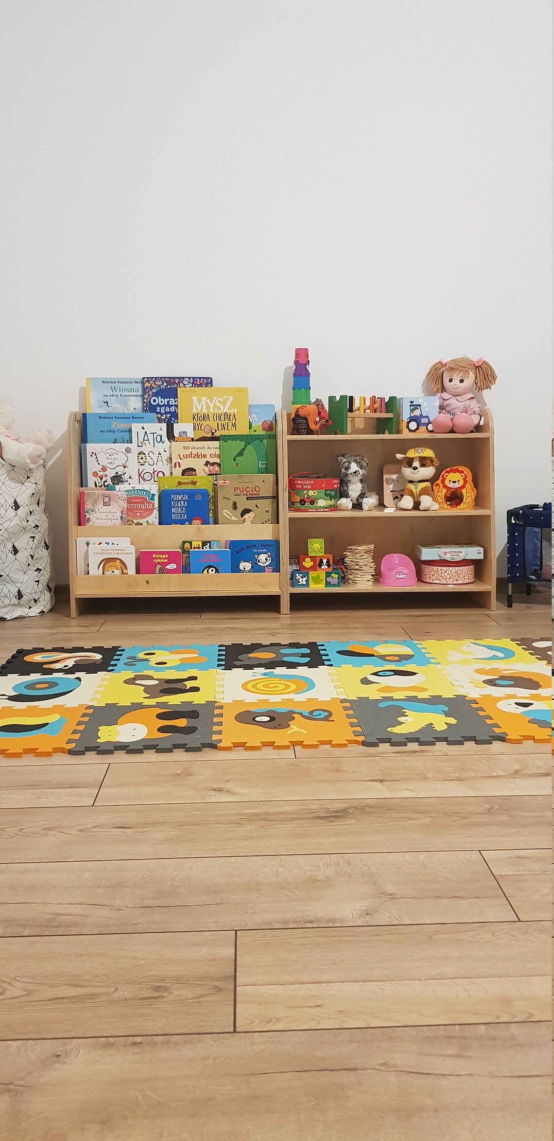 Plywood bookshelf Kids bookshelf shelf for kids modern Etsy