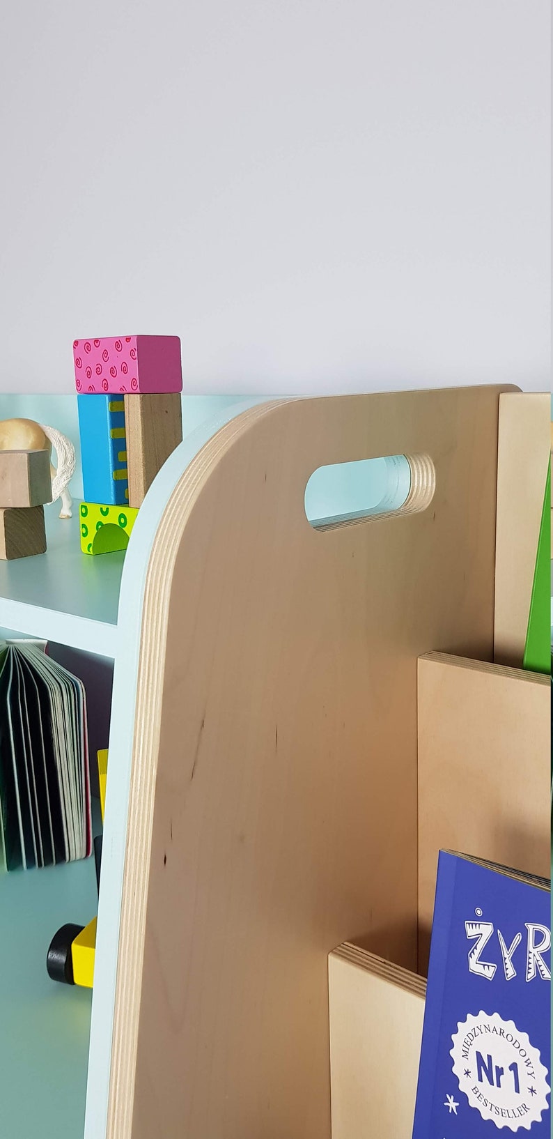 Small Montessori Toy Shelf Toodler Shelf Modern Wooden Etsy UK