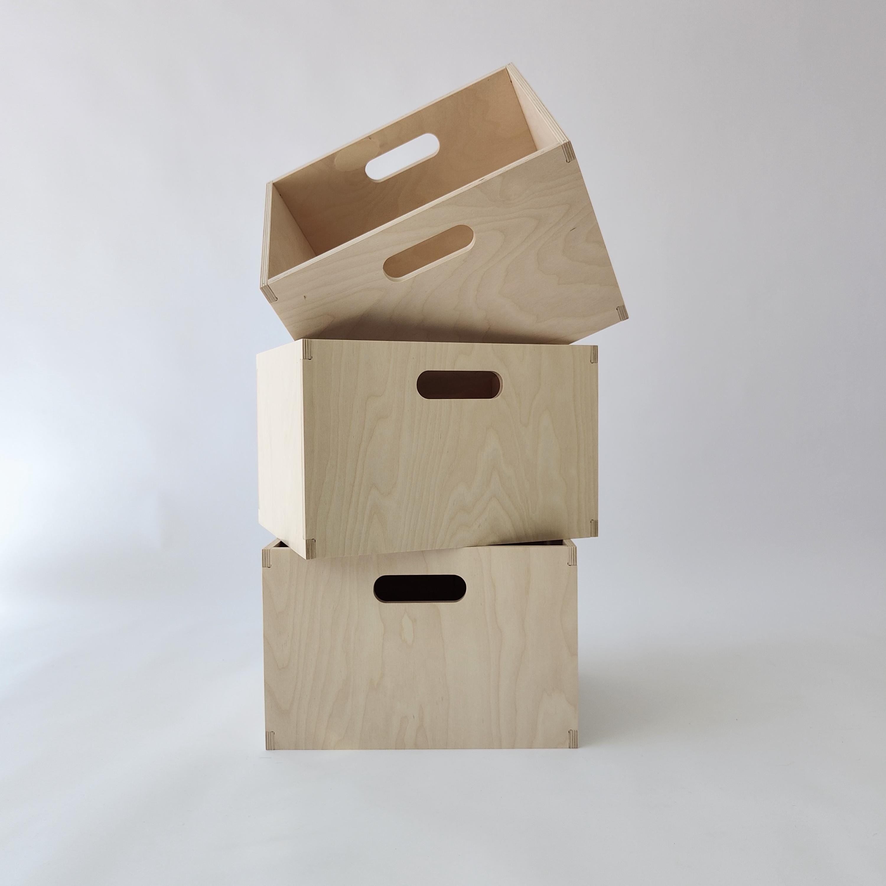 Spielzeugkiste holz stapelbar