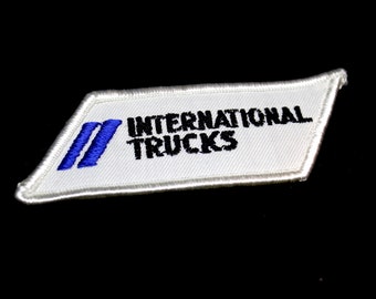 Vintage International Trucks Patch - Blue and White Logo - Unused and Fantastic Condition! - New-old Stock