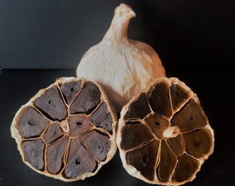 Ajo negro escocés añejo (2 bulbos)