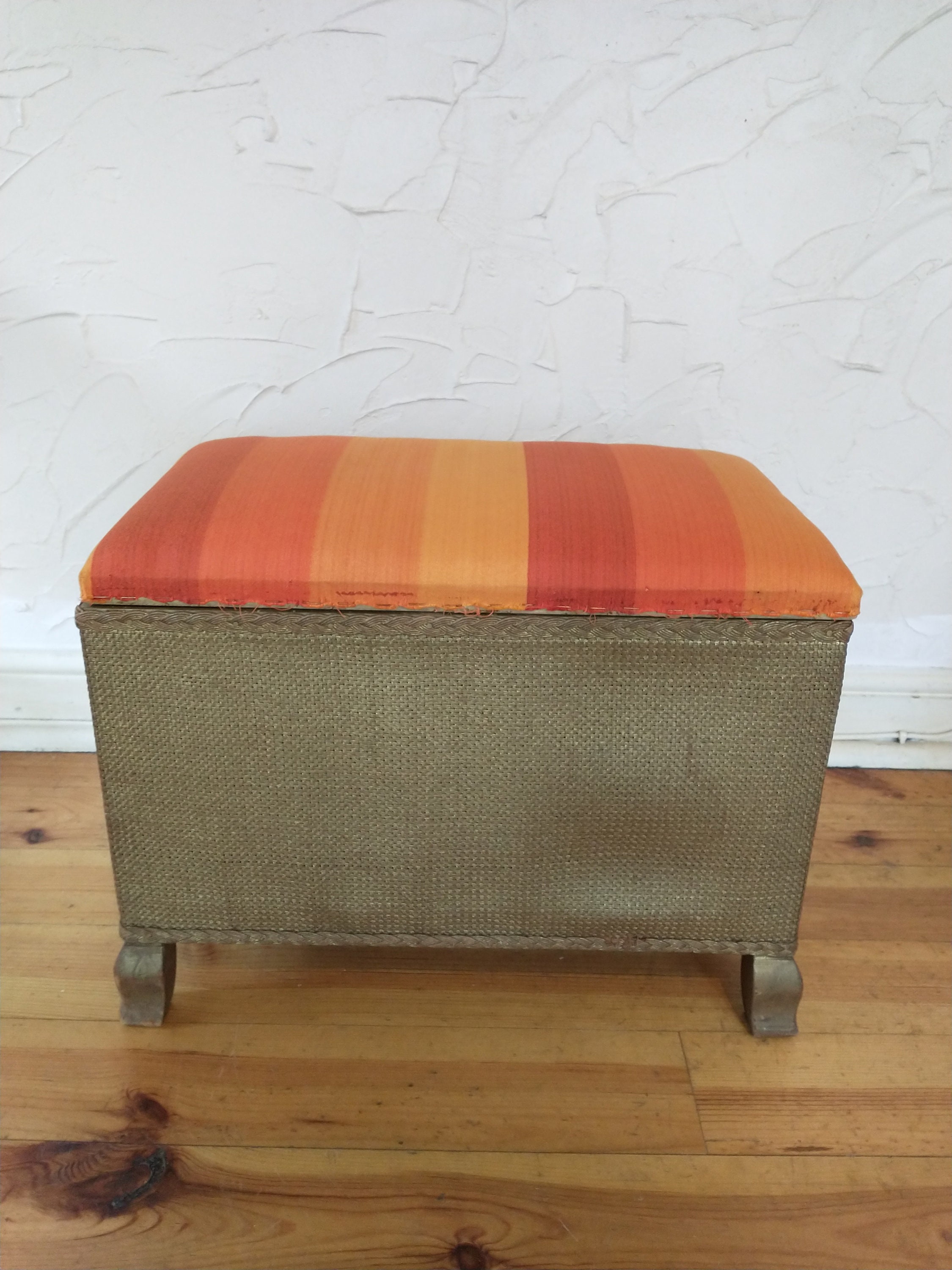 Wicker ottomans 2024 for sale