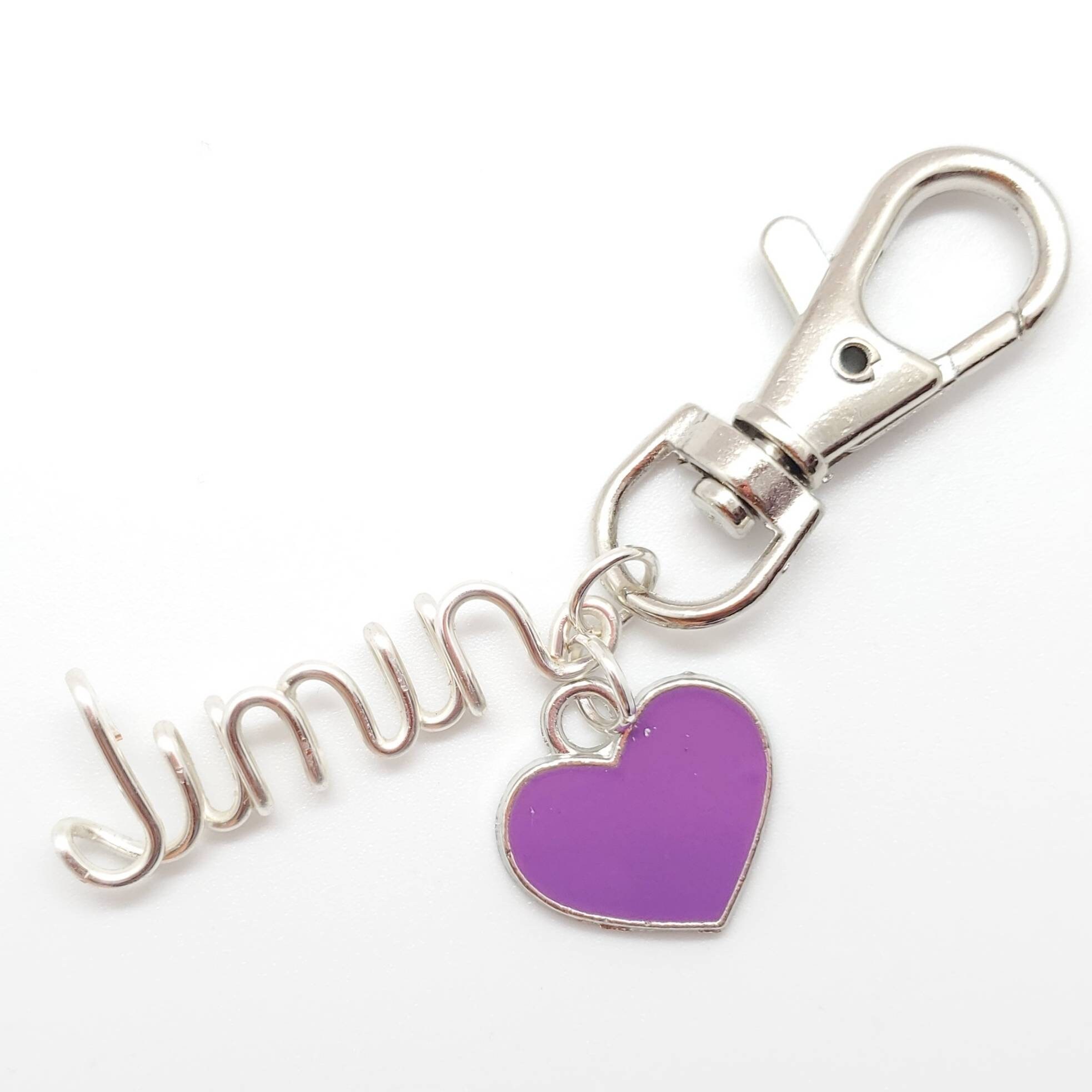 Jimin Bag Charm Jimin Keychain Kpop Keychain BTS BTS Etsy