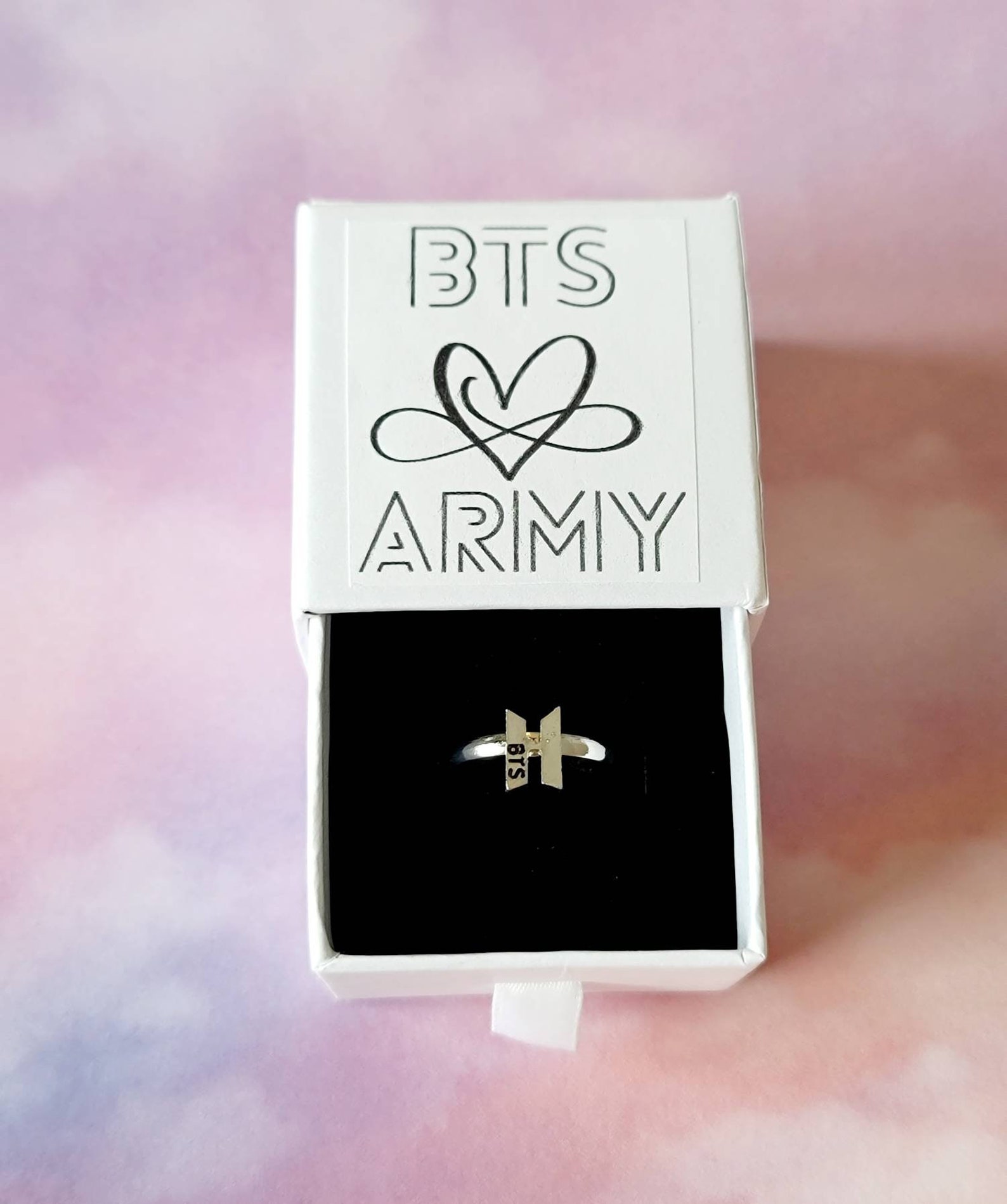 Bts Ring Army Ring Bts Jewelry Bangtan Ring Bangtan Etsy Singapore
