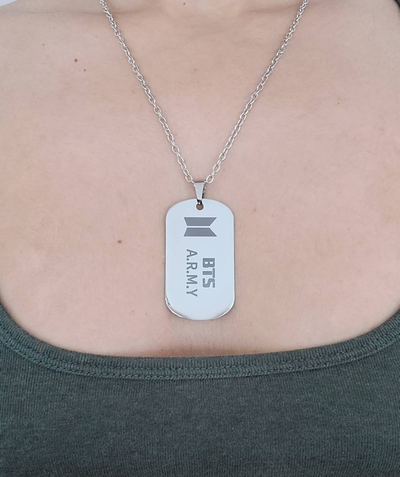 Bts Necklace Kpop Necklace BTS BTS Necklace Kpop Jewelry Etsy