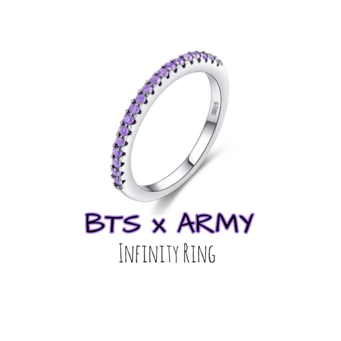 Bts Ring Army Ring Bts Jewelry Bangtan Ring Bangtan Etsy Norway