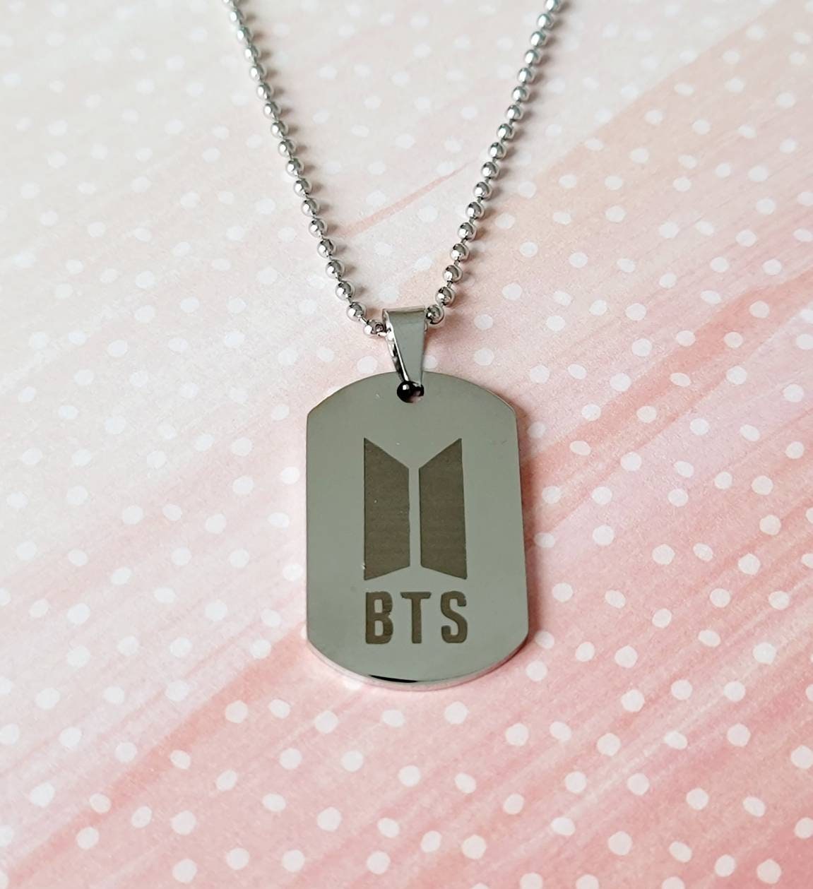 Bts necklace Kpop necklace BTS BTS Necklace Kpop jewelry Etsy