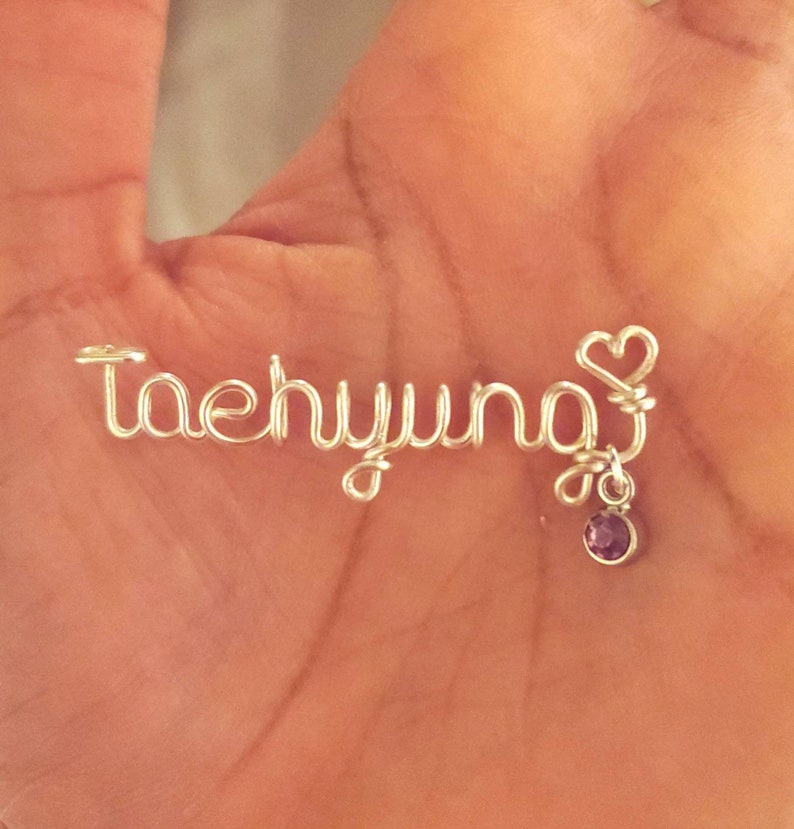 Taehyung Necklace Bangtan Necklace Kpop Necklace BTS BTS Etsy