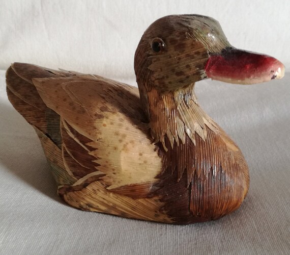 Hunting Duck Wood Lure Decoration Fishing Lure Looking As A Etsy