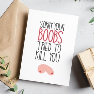 You Are A Strong Female Woman With Nice Heavy Breasts  Birthday/anniversary/valentine's Day Greeting Card Free UK Shipping 