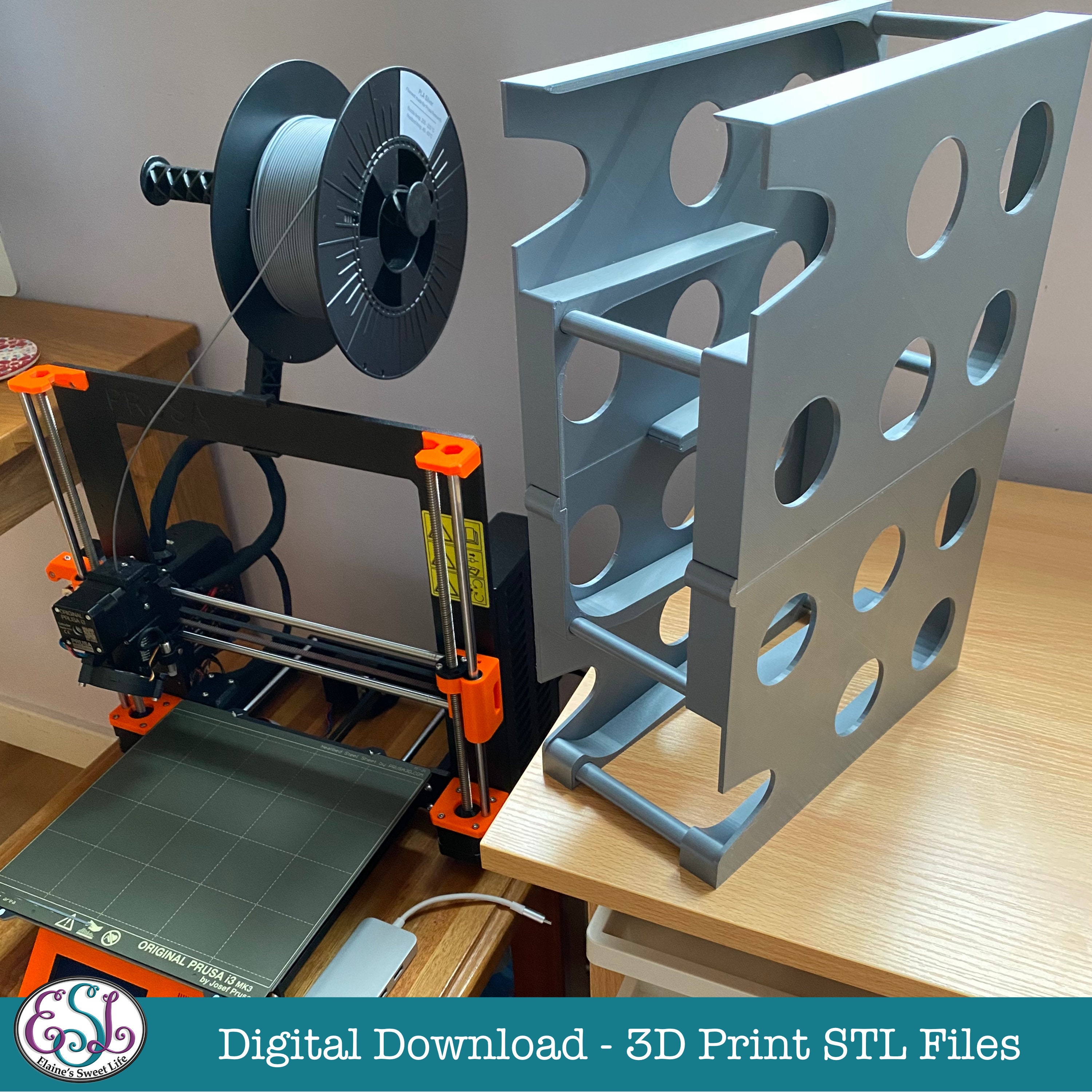DIGITAL DOWNLOAD Rolling Can Storage Rack for Tinned Foods 3D Printing STL  Files First in First Out System 