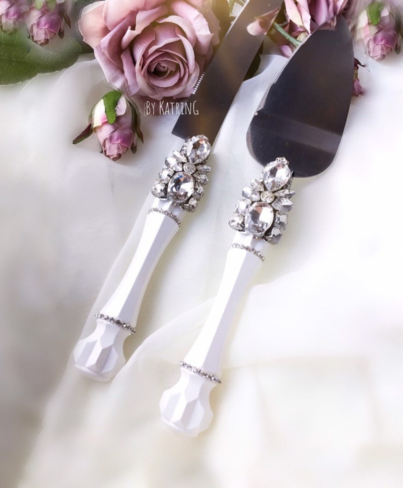 Cake knife set / wedding gift / Personalized Wedding Cake Etsy