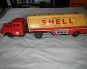 Linemar tin friction shell gas tanker truck