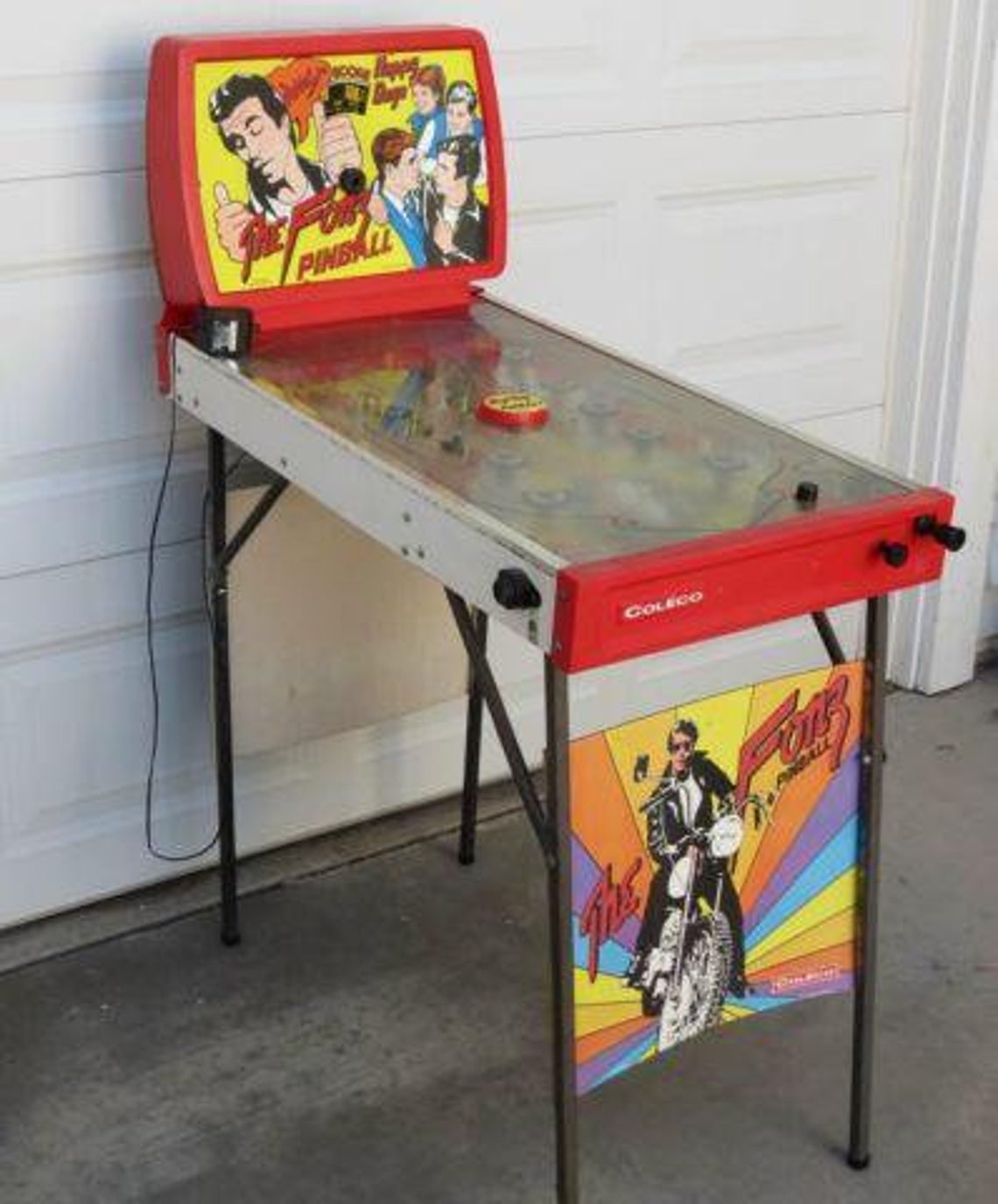 Original Leg Supports for the Coleco Fonzie Pinball Machine Etsy UK