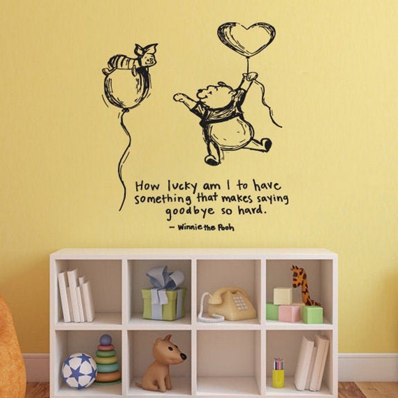 Winnie The Pooh Wall Decal Disney Wall Sticker winnie the pooh Etsy