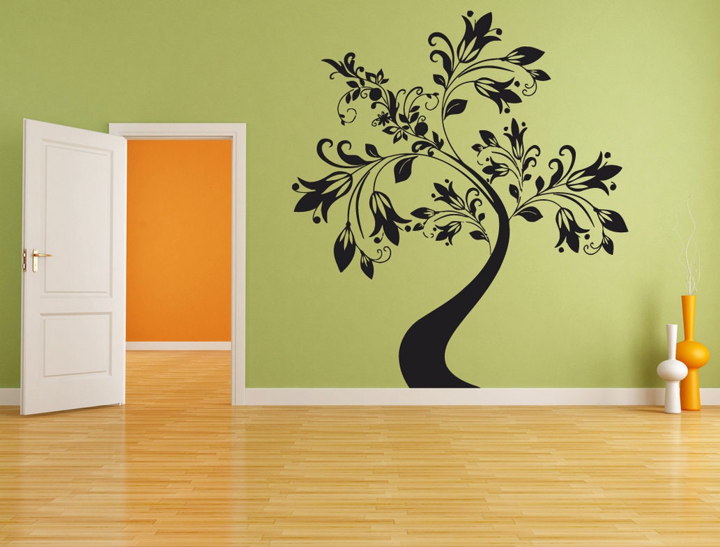 Tree branch wall decal 00578 Etsy