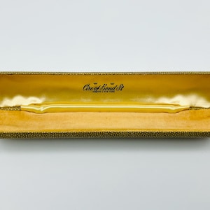 Stunning Antique 1950's Ciro of Bond Street London & New York Faux Shagreen Rectangular Hinged Bracelet/Watch  Box